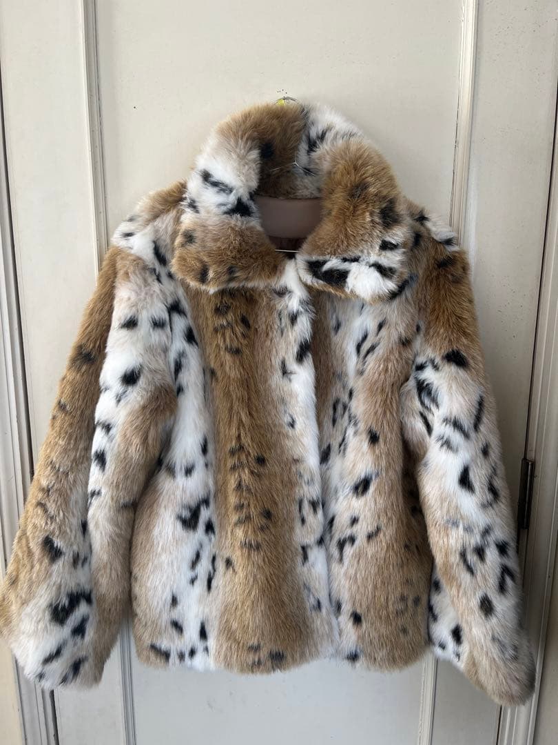 ファーコート レオパード柄 美品