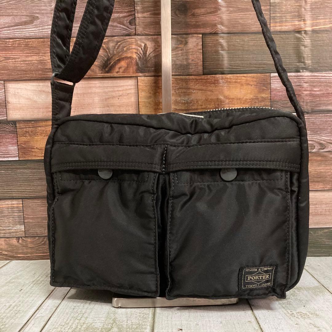 新品　ポーター PORTER タンカー　2層式　ショルダーバッグ　黒　吉田カバン