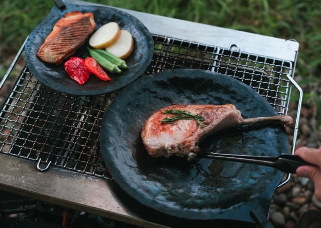 スノーピーク 福山限定 槌目グリドル22＋28 2点セット 新品未開封