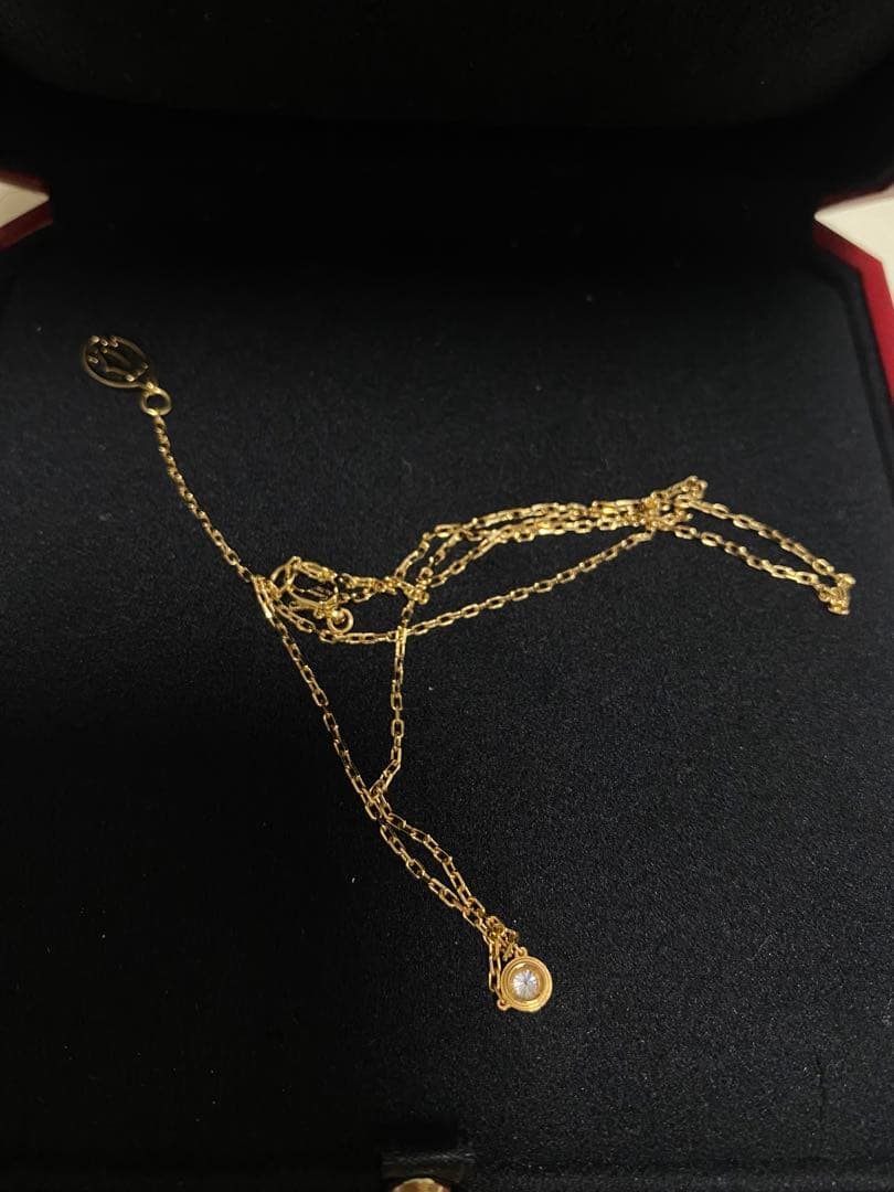 カルティエ　ダムール　イエローゴールド