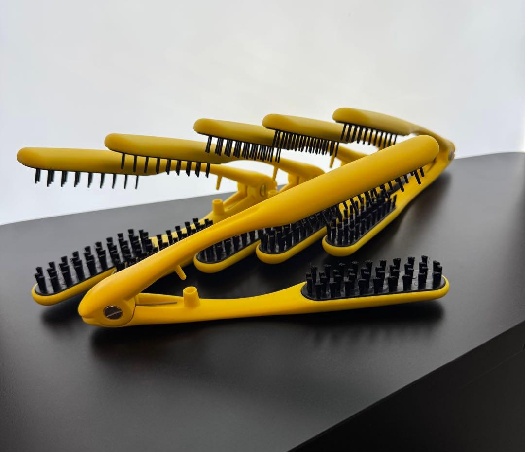 【新品特価 55%OFF6本セット】驚きの美髪！スリムストレート ツインブラシ