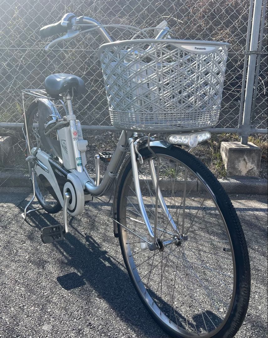 Panasonicエコナビ機能付き電動アシスト自転車26インチ良いバッテリー付き