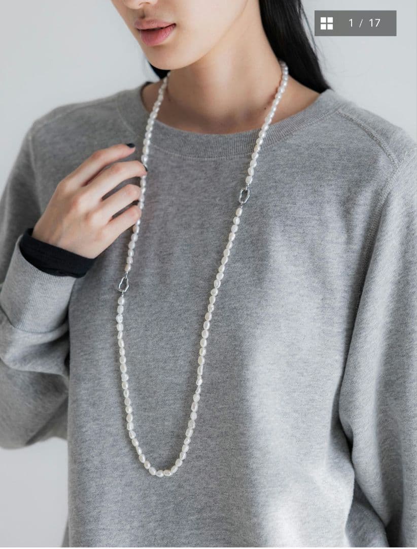 パールネックレス　crewre