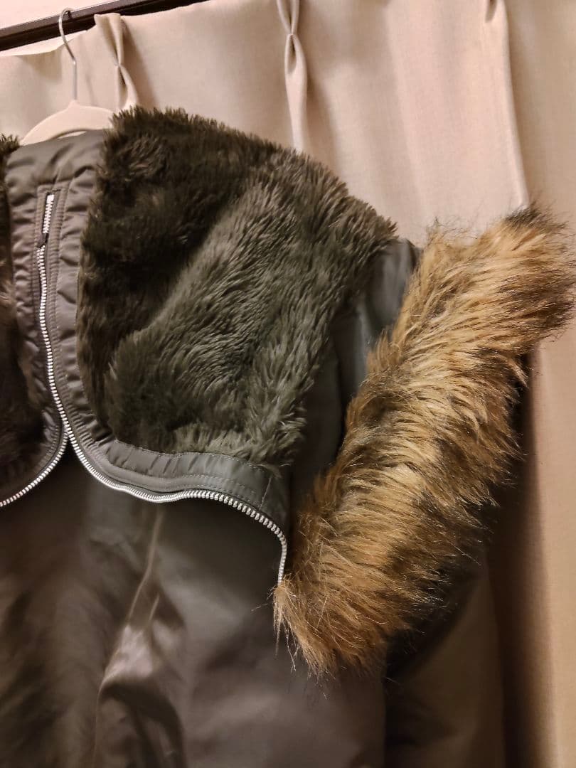 アルファインダストリーズ　N2-B　ファー付　ミリタリージャケット　XL