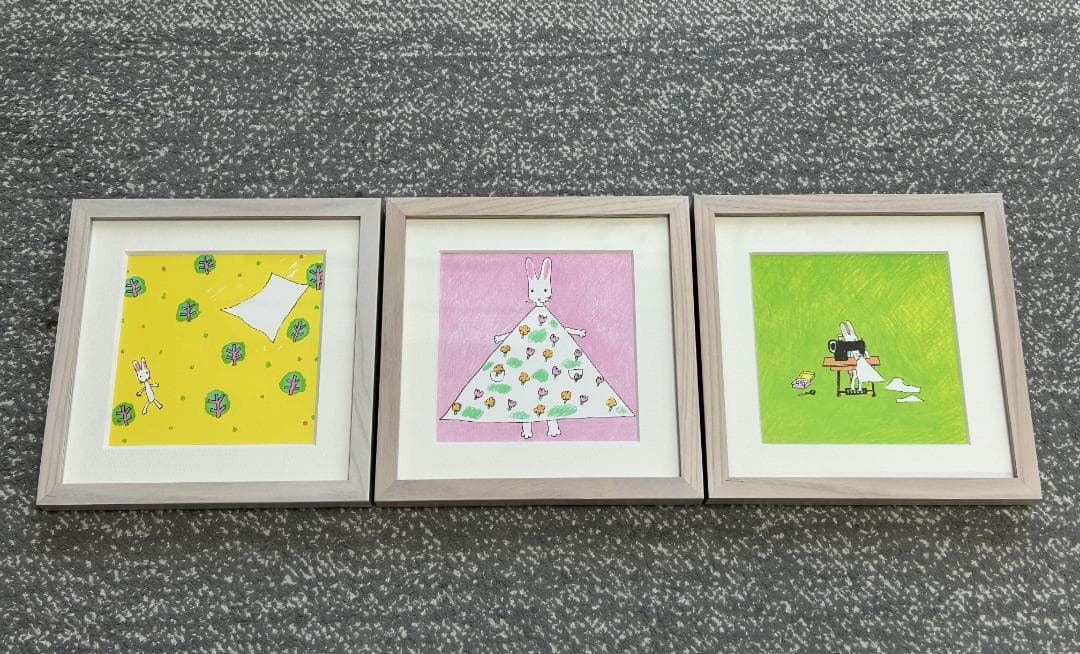 こぐま社 わたしのワンピース 複製画 3点セット