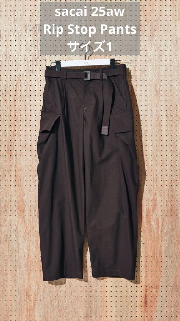 sacai 25aw Rip Stop Pants サイズ1