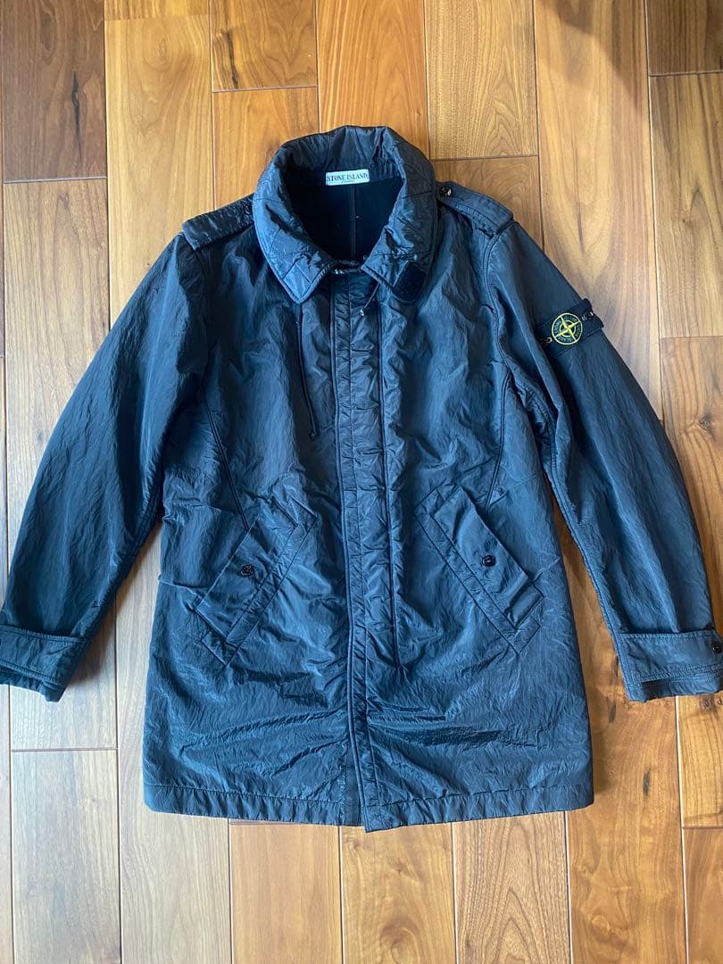 Stone  ブラック ナイロンジャケット