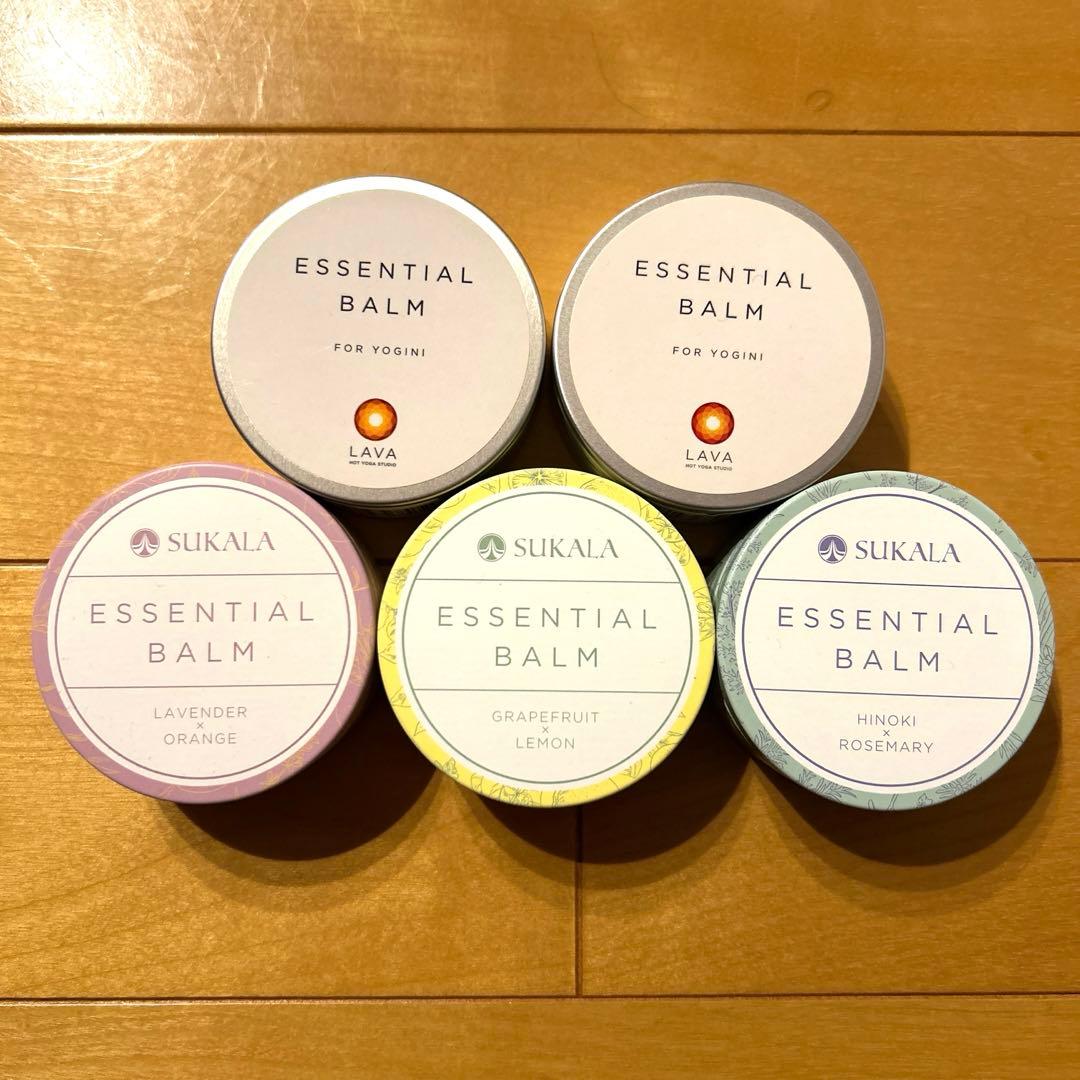 い*け様 SUKALA エッセンシャルバーム 5個セット　未使用　ラバ
