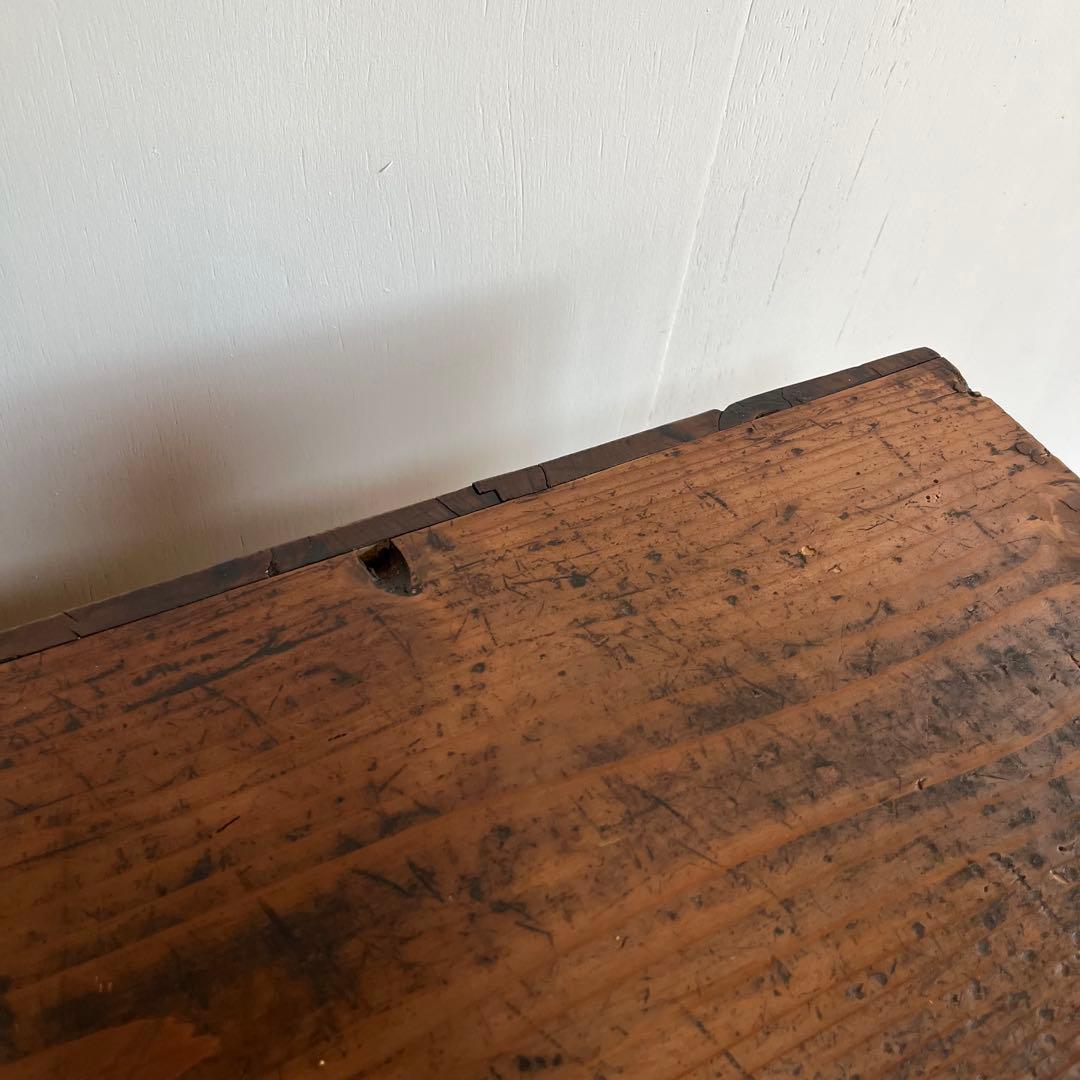 アンティーク オープンラック チェスト 食器棚 本棚 無垢材