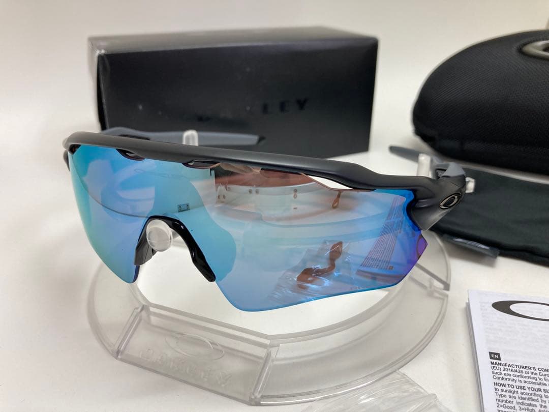 オークリー レーダー EVパス OO9208-5538 偏光レンズ　ポラロイズド