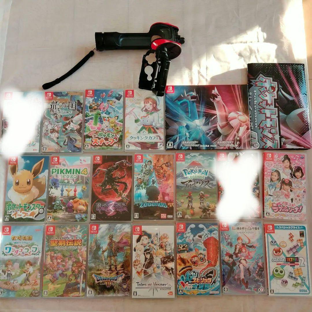 Switchソフト　２０本　ポケモン　マイクラ　ドラクエ　他