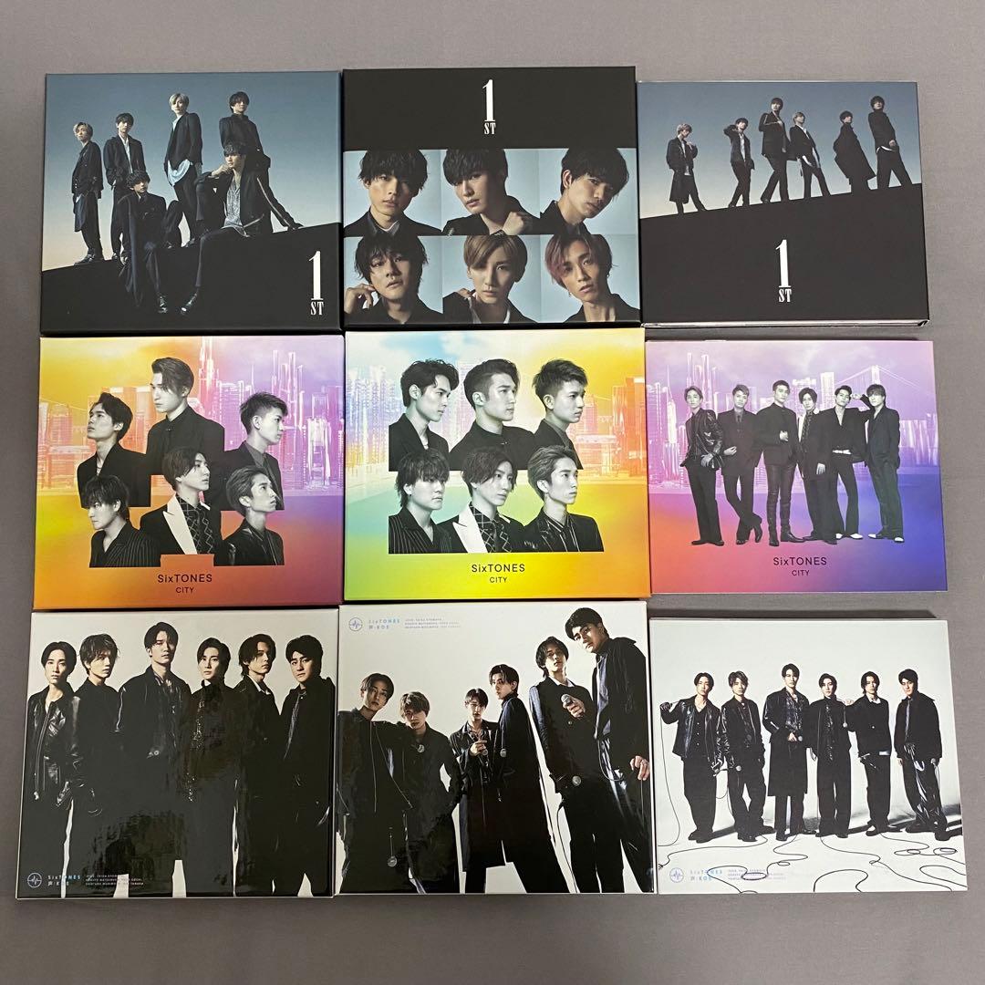 SixTONES アルバム　1ST CITY 声　まとめ売り　3形態