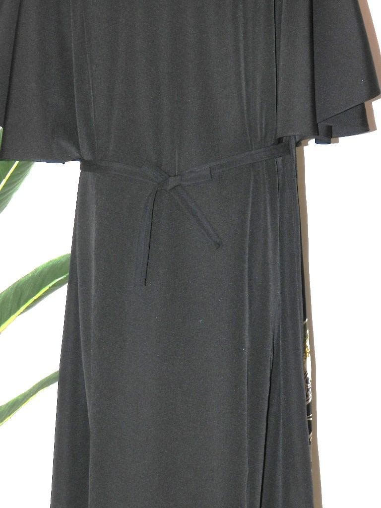 留袖　ワンピース　ドレス　フレアー袖　手書き友禅染　正絹　480　夢ちりめん