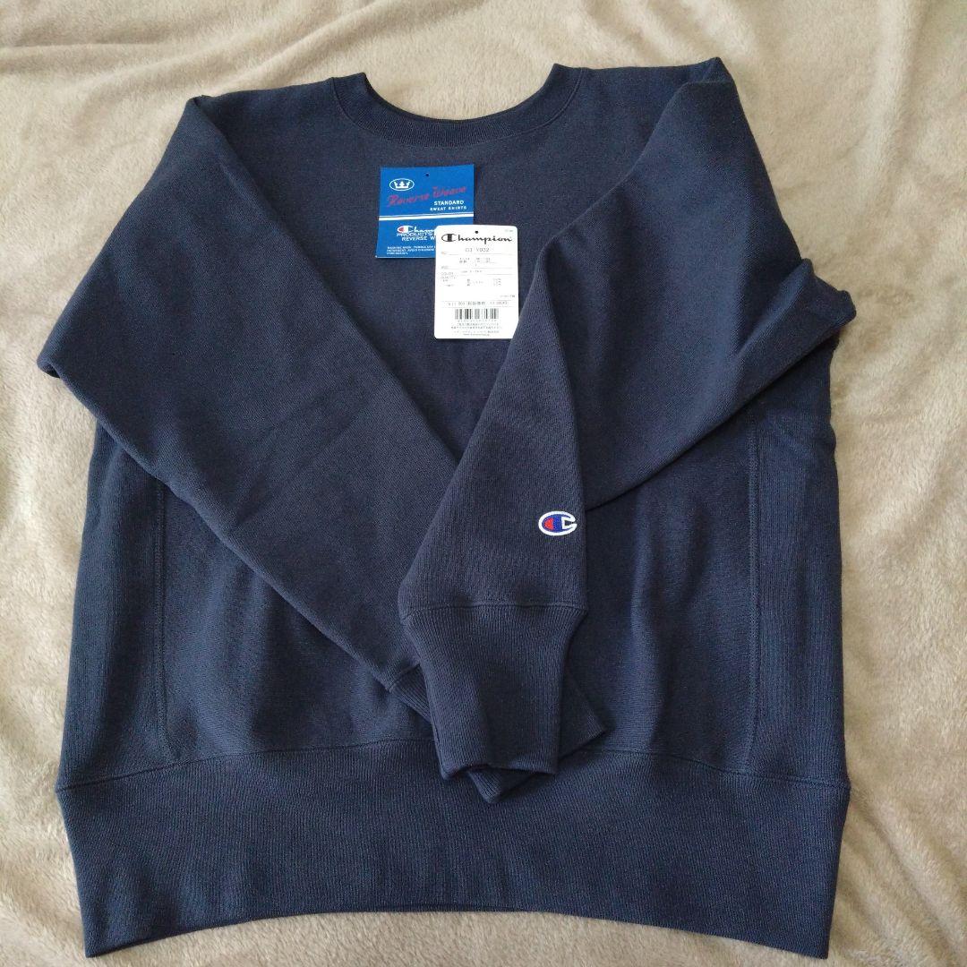 Champion Reverse Weave トレーナー L ネイビー