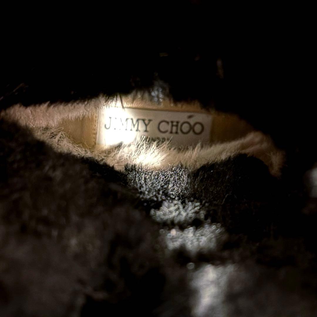 美品❣️JIMMY CHOO ブーツ ソフトレザー ムートン 23.5 高級感✨