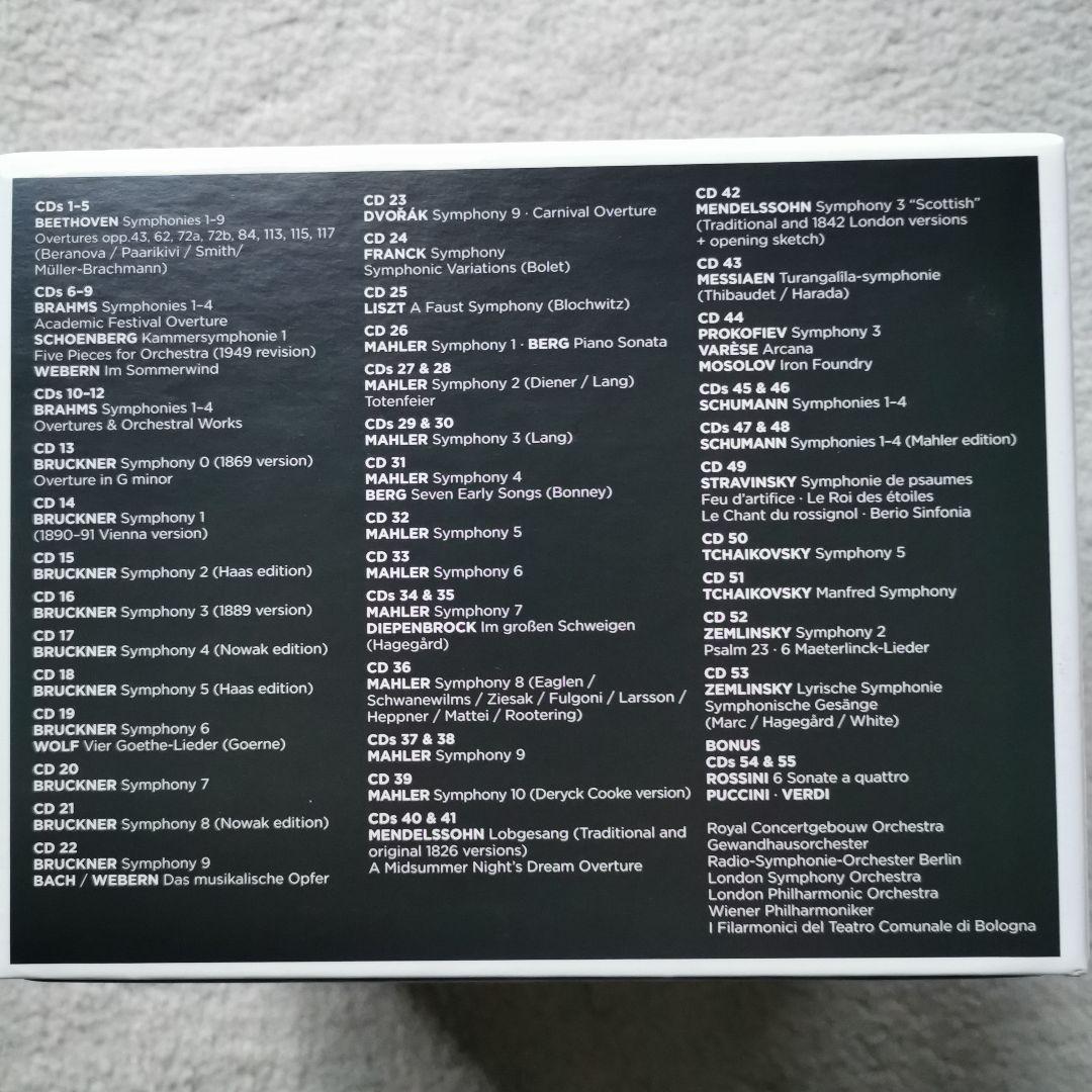 リッカルド・シャイー　シンフォニーエディション　55CD