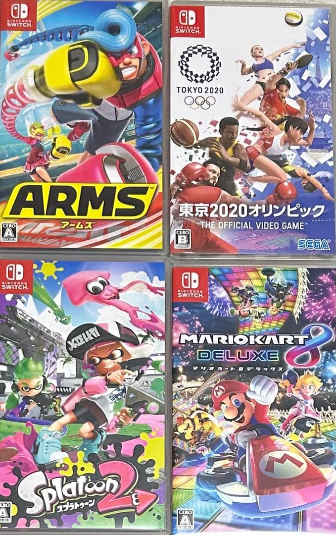 Nintendo Switch ゲームセット 4本