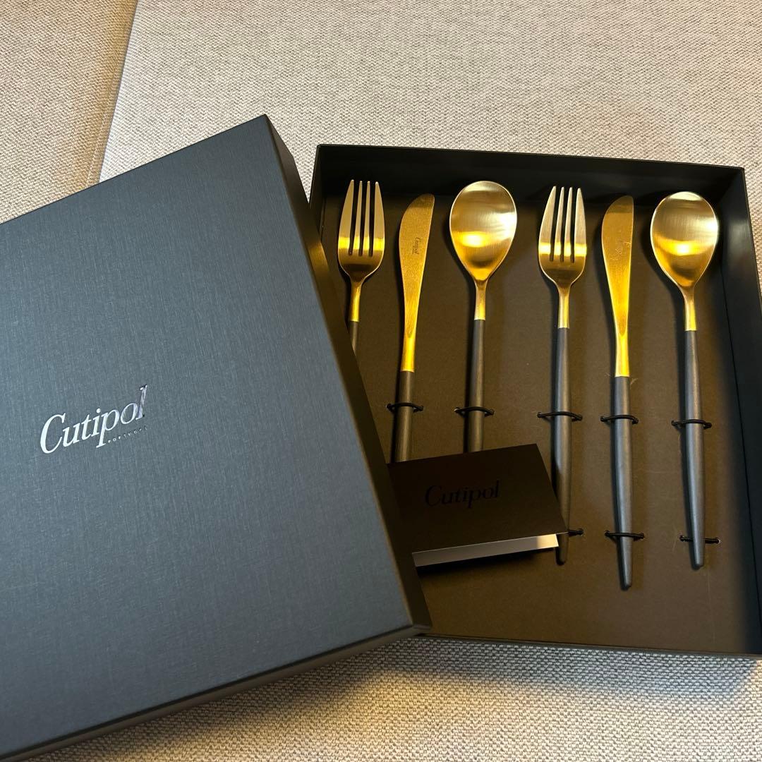 【新品未使用】クチポール Cutipol ゴア　ブラックゴールド　6本セット