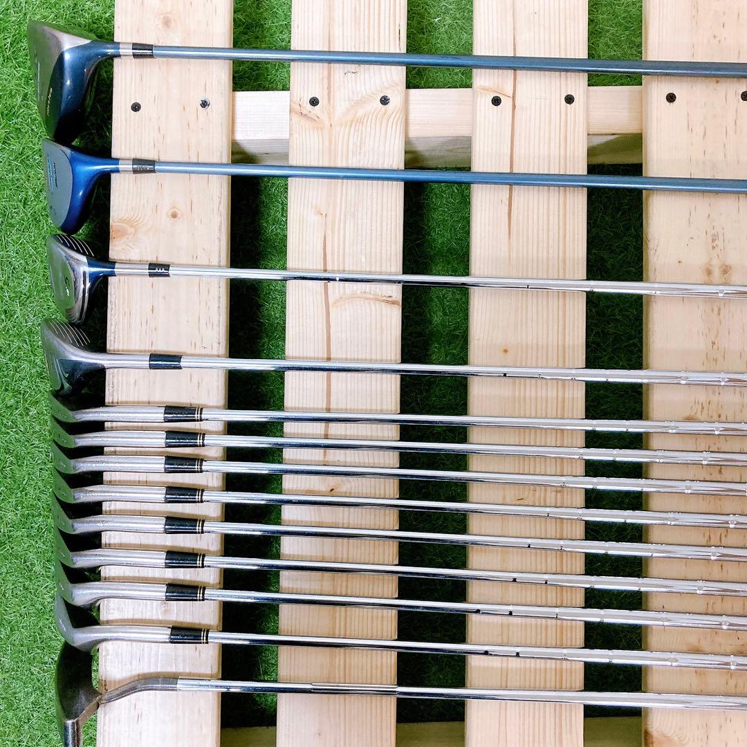 H4.ミズノ　初心者オススメ　ゴルフクラブ　メンズセット　右利き　13本