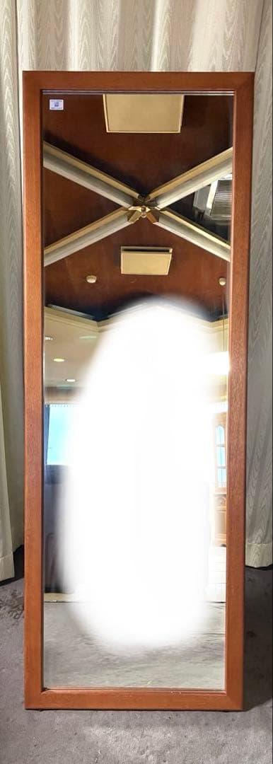 大型スタンドミラー ウッドフレーム
