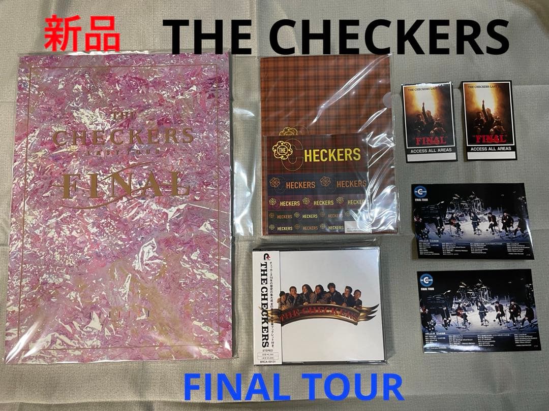 新品　チェッカーズファイナルツアー　復刻版CDパンフレット　推し活　 藤井フミヤ