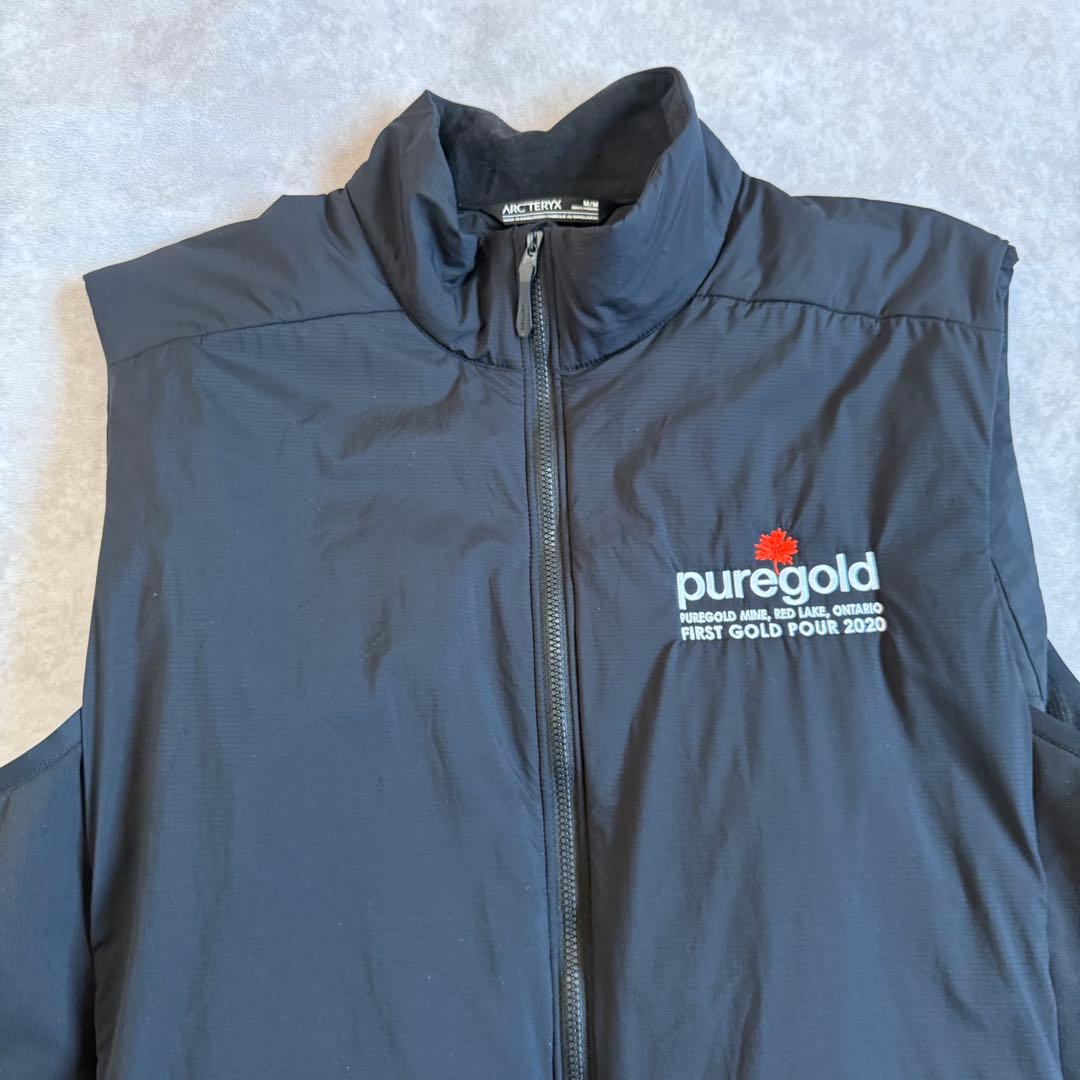 アークテリクス アトムベスト 企業ロゴ 始祖鳥 M ブラック