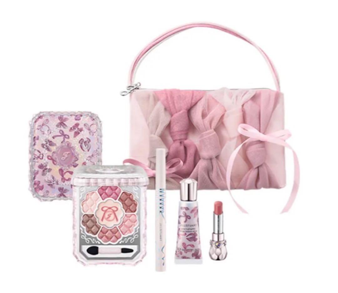 新品未開封2025 ジルスチュアート リボンファッション ポーチ付きコフレセット