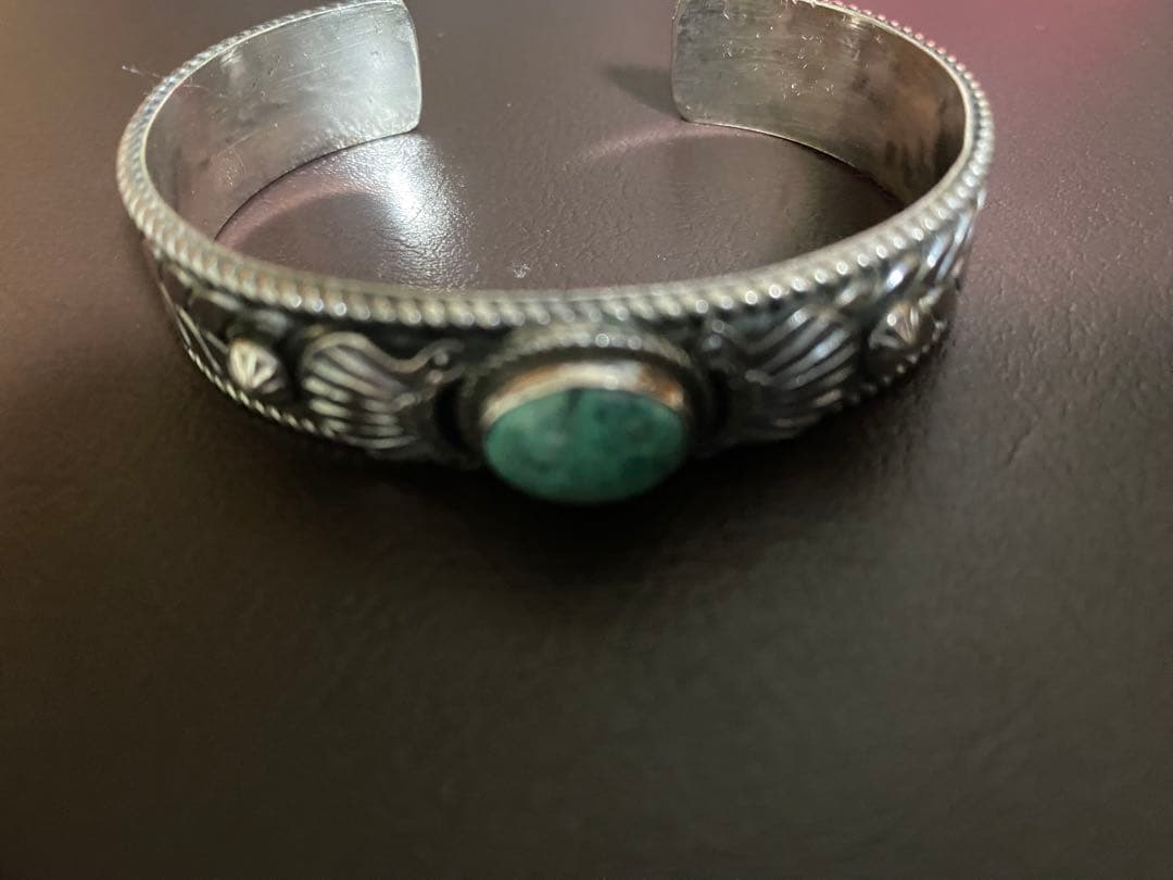 作家モノ ナバホ族 インディアンジュエリー ターコイズ バングル