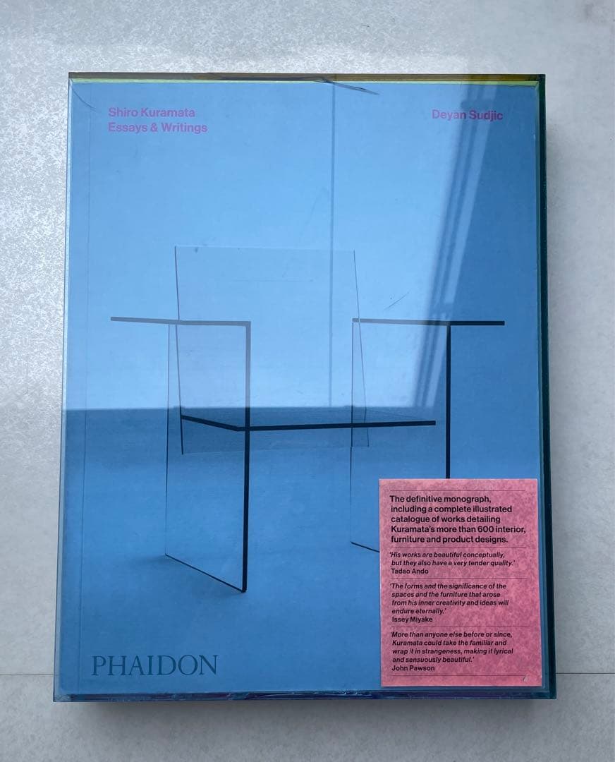 Shiro Kuramata PHAIDON 倉俣史朗　作品集