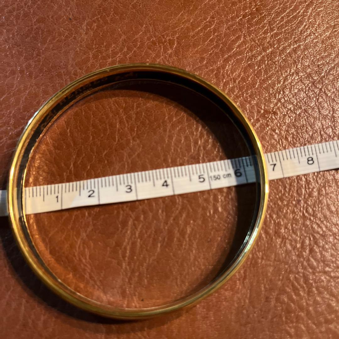 HERMES エマイユエナメルバングル 赤・青・金