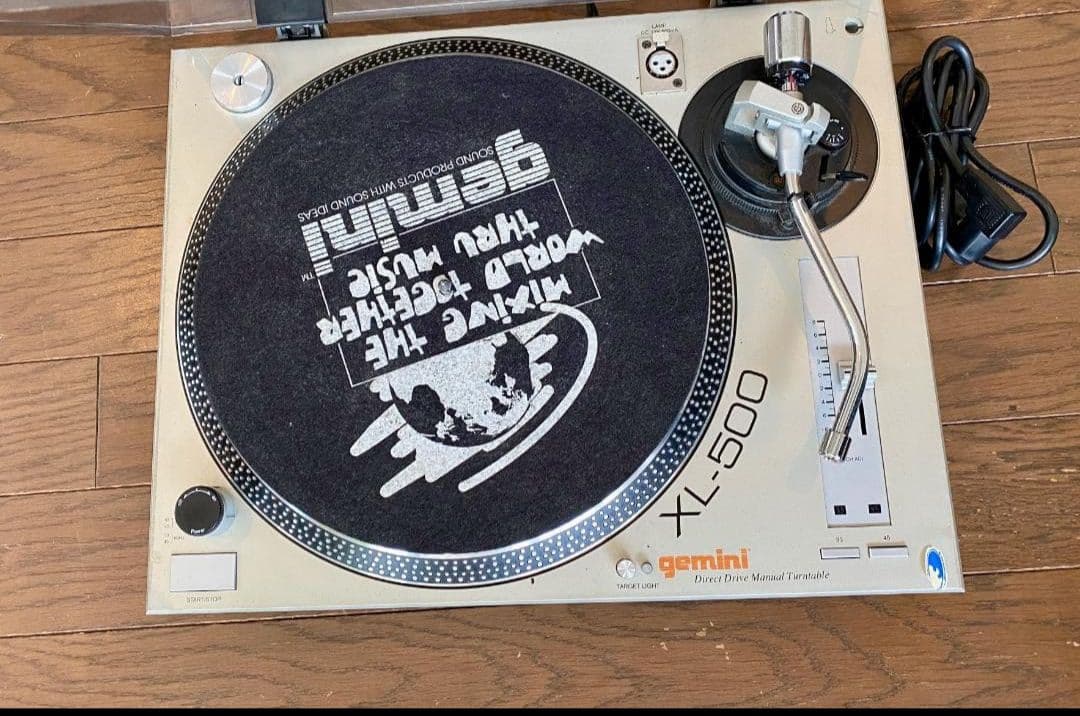 【２台セット】Gemini DJ ターンテーブル XL-500