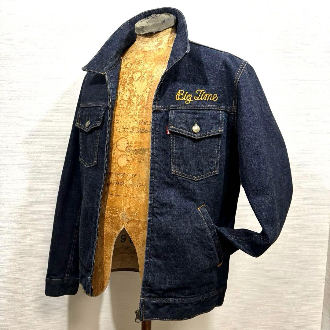 L 日本製 濃紺 美品 RADIALL ラディアル ジップ デニム ジャケット