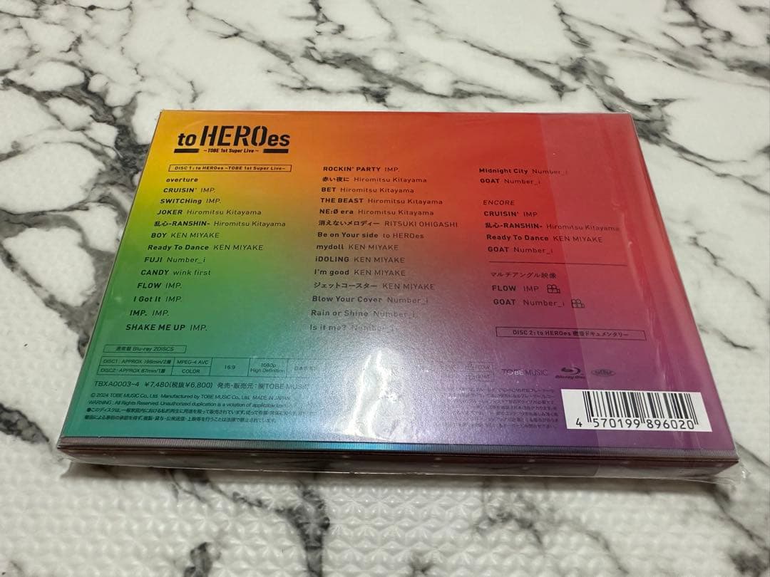 toHEROes～TOBE 1st Super Live〜Blu-rayセット