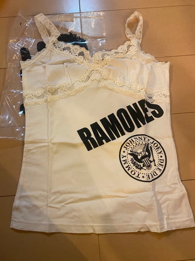 初期　ヒステリックグラマー　キャミソール　ホワイト　RAMONES　Y2K 新品