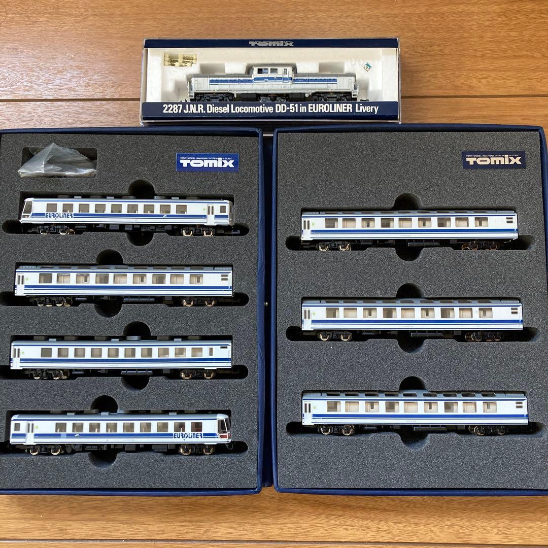 TOMIX 92029 92030 国鉄ユーロライナー & 2287 DD51