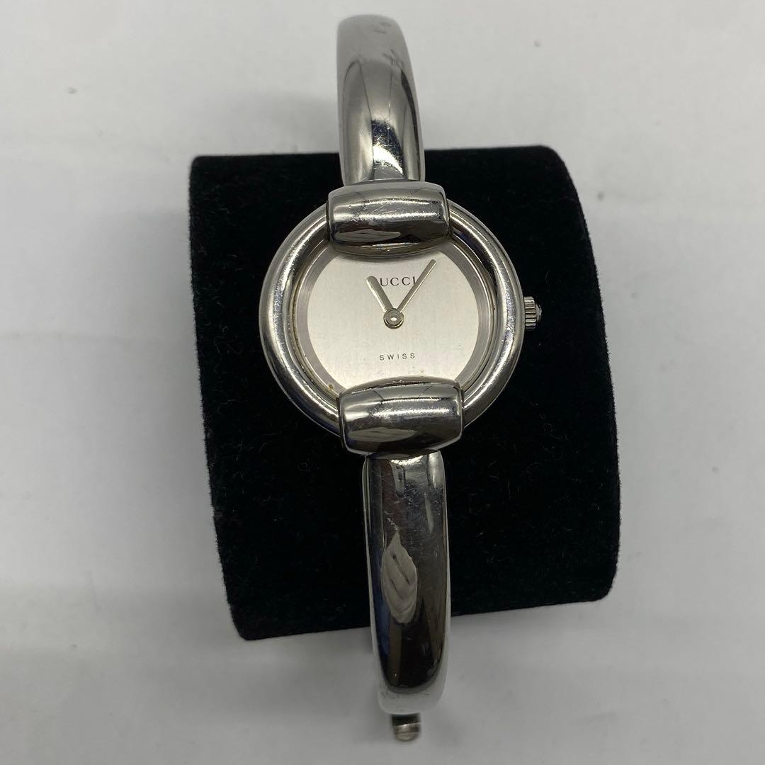 GUCCI グッチ 腕時計 1400L バングルウォッチ シルバー クォーツ