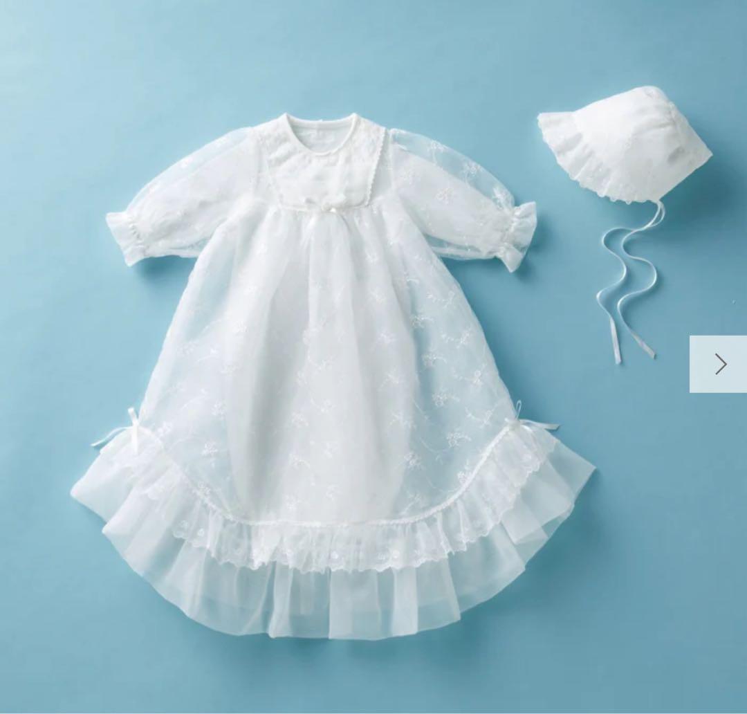 総額7万円5点セット ミキハウス セレモニードレス+スタイ+シューズ +ソックス