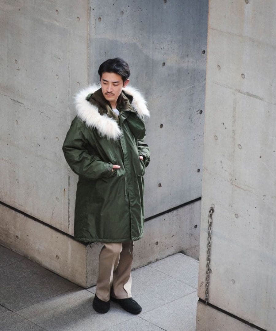 BEAMS モッズコート M-65 Mサイズ ライナー ファー 取り外し可能