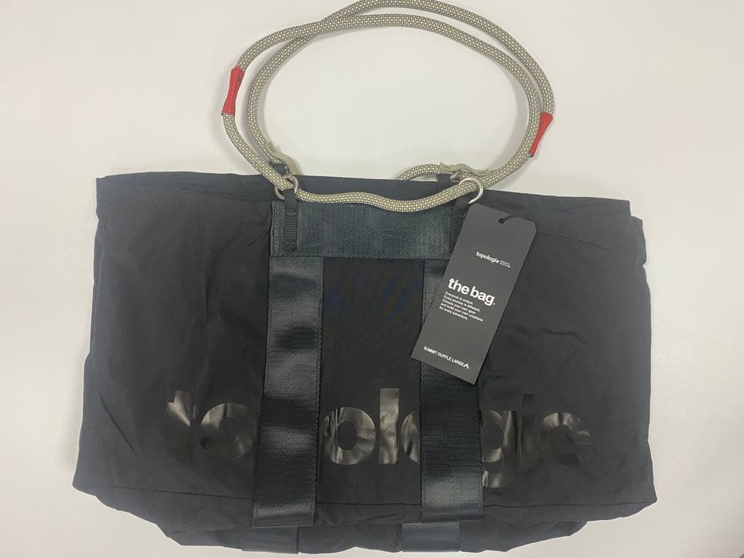 Topologie トポロジー ボストンバッグ 大容量トートバッグ　ブラック