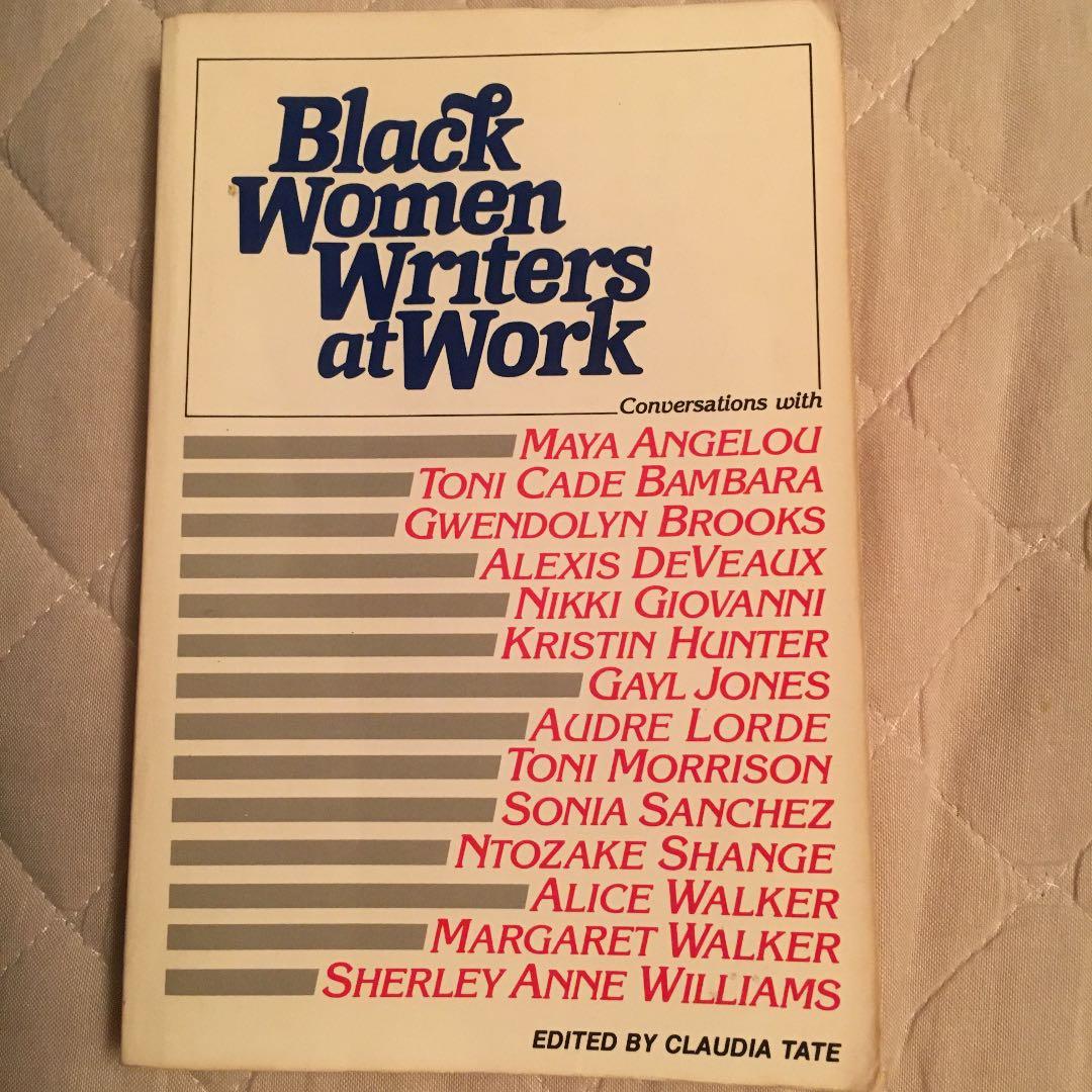 洋書 Black Women Writers at Work by Tate