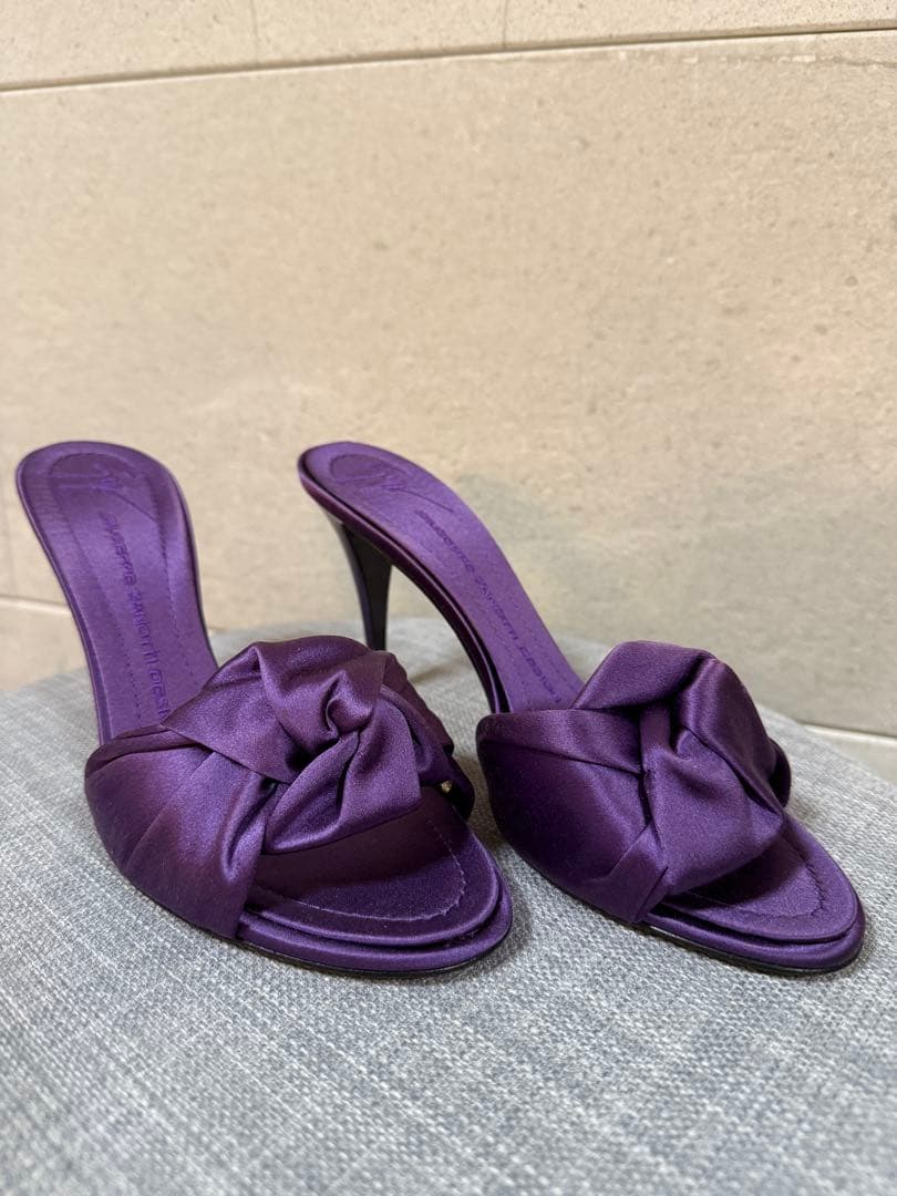 Giuseppe Zanotti・パープルミュール38