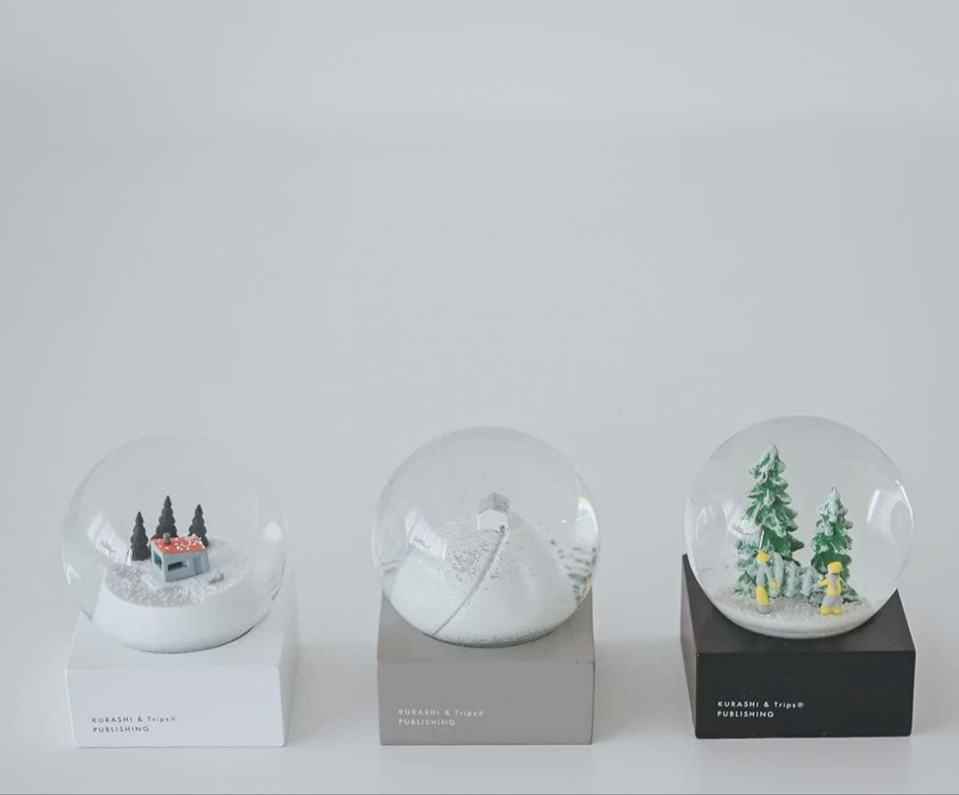 北欧暮らしの道具店　スノードーム　セット