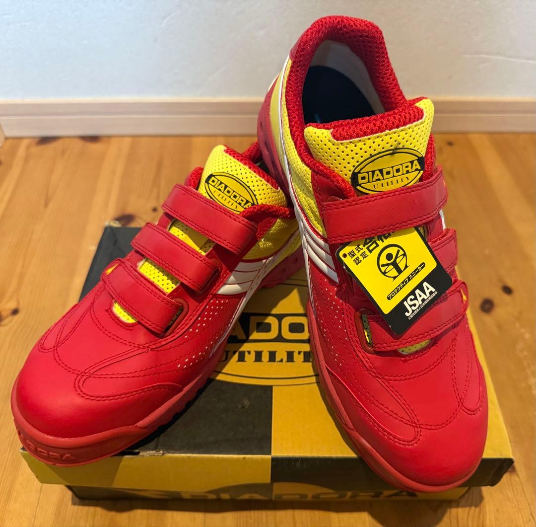DIADORA TR-315 安全靴 26.5 EEE レッド