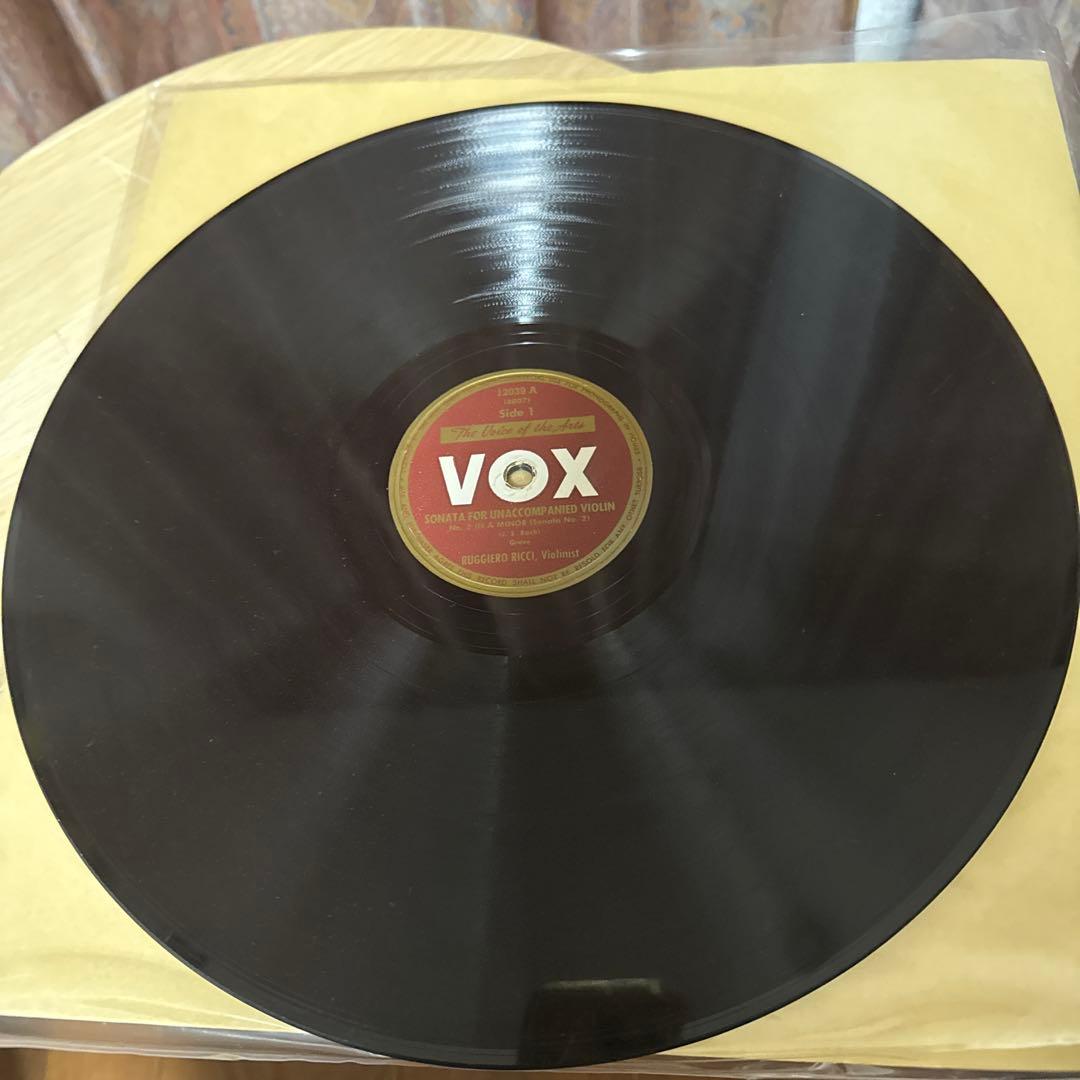 SP米2枚組 RUGGIERO RICCIバッハ無伴奏violin sonata