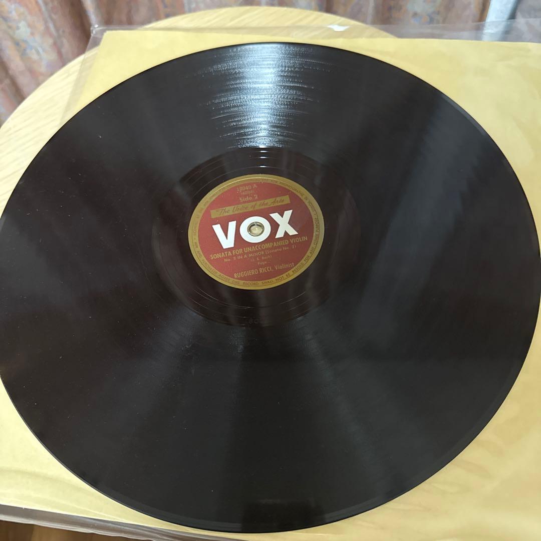 SP米2枚組 RUGGIERO RICCIバッハ無伴奏violin sonata