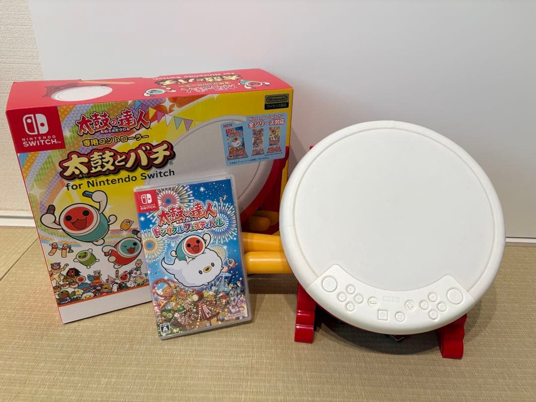 Switch スイッチ　太鼓の達人　専用コントローラータタコンとソフトセット