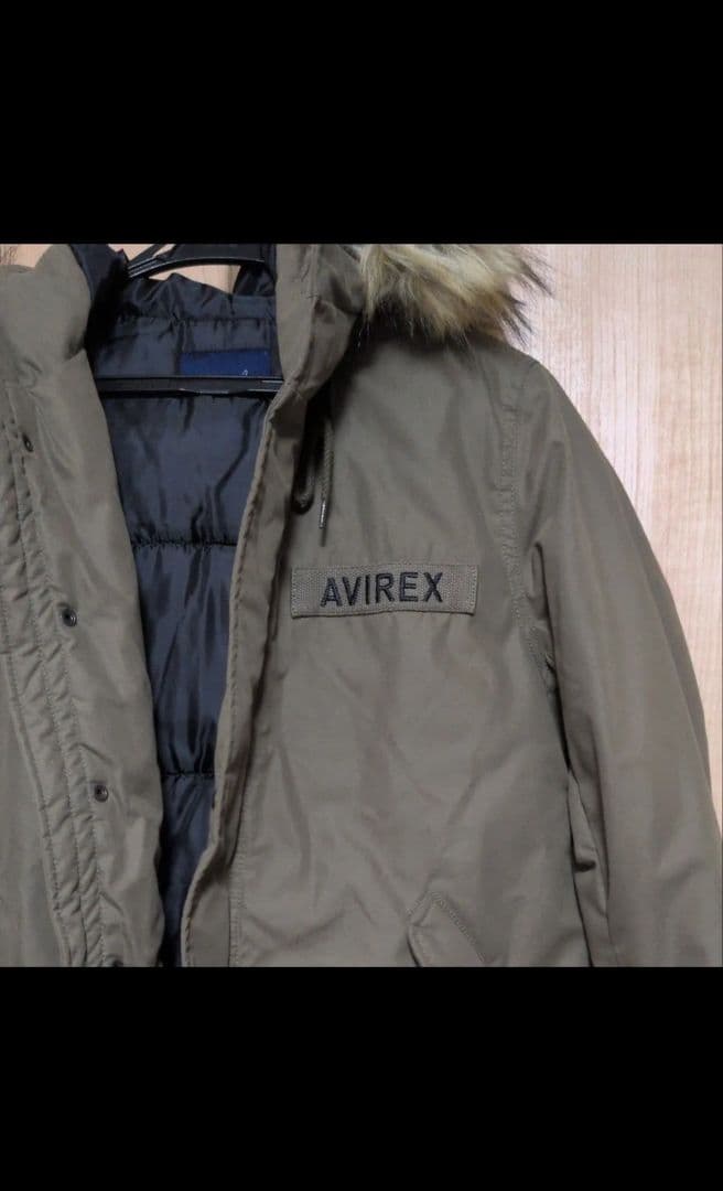 新品未使用タグ付き　AVIREX カーキ N-3B　ミリタリージャケットМ写真