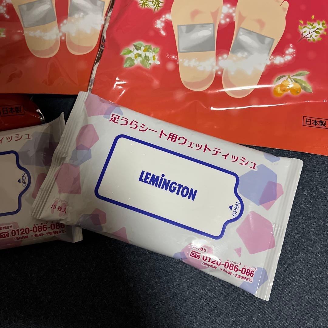 3袋セット 新品未開封 レミントン 遠赤足うらシート 一体型