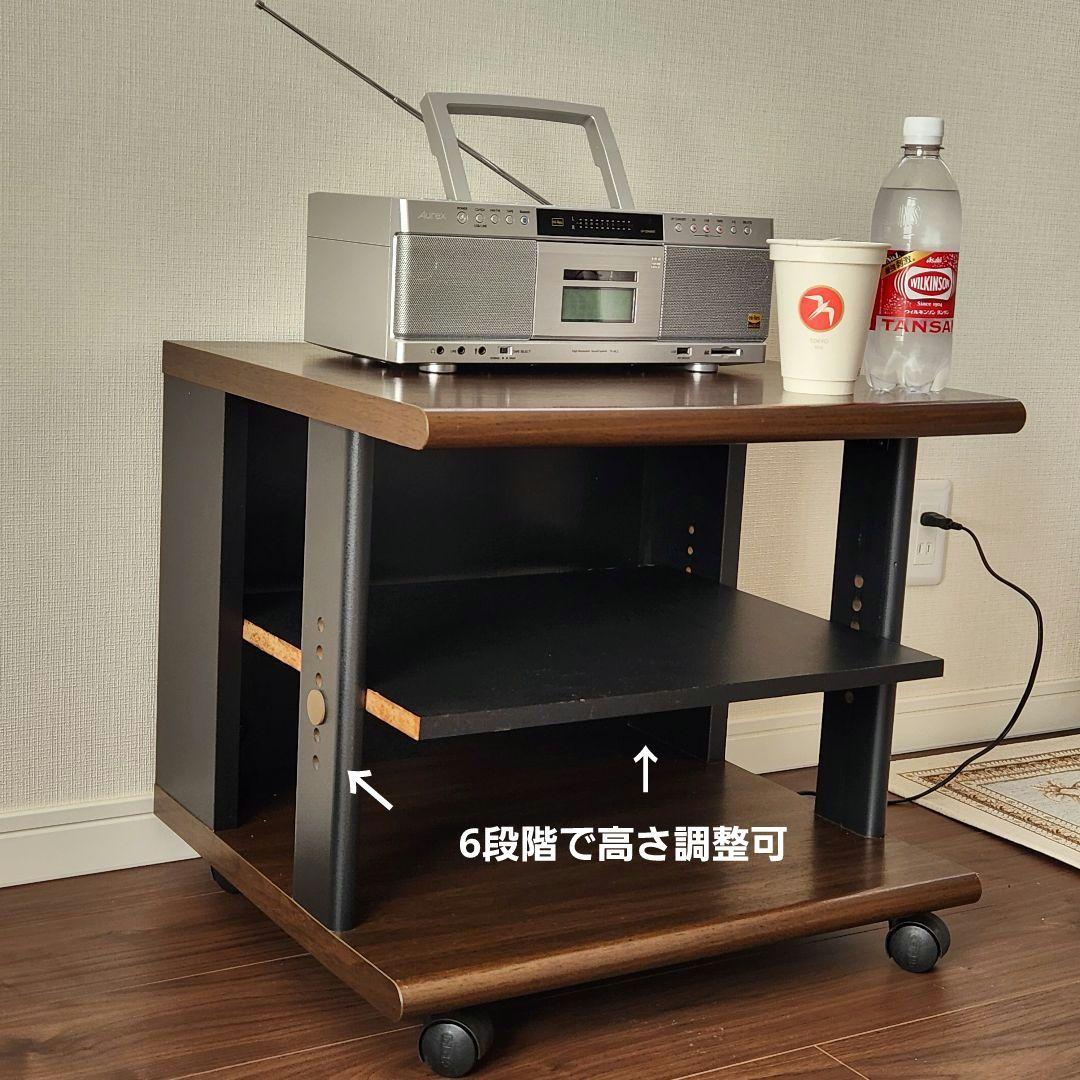 昭和 オーディオ ラック ONKYO 木製 棚 収納 テレビ台 レコード アンプ