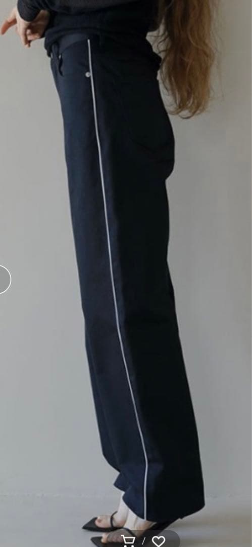 etre tokyo サイドライン　トラウザーズ　M